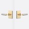 Sure-Loc Hardware Sure-Loc Hardware Levanto Privacy Rosette, Satin Brass, Smooth Grip in Nickel LV102 SB GRIP-SM NI - alternate 1